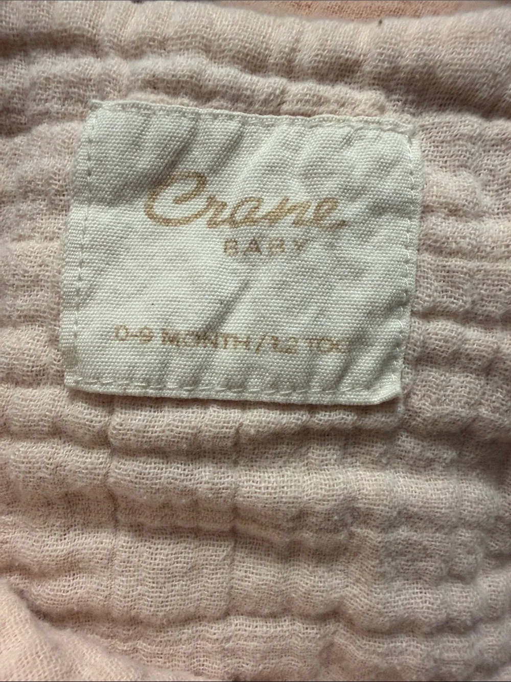 Two-Tone Pink & Tan Baby Sleep Sack - Cozy Muslin Sleeping Bag